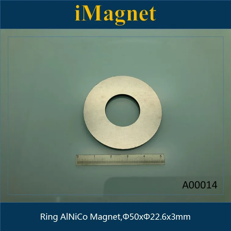 A00014 1 шт. кольцо AlNiCo2 магнит d50 x 22 6x3 мм под заказ из стали дисковый магнит|Магнитные