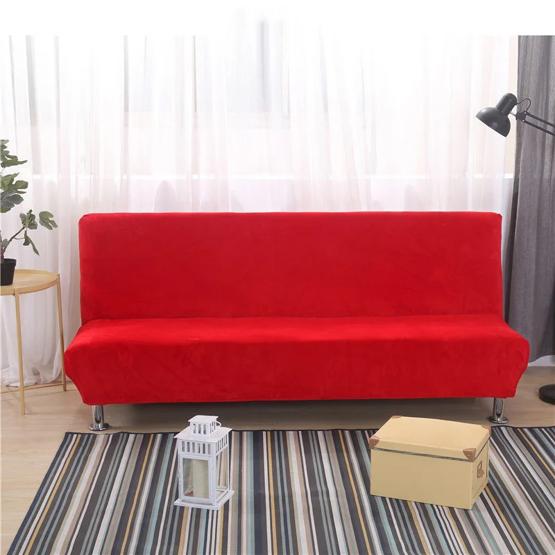 Спандекс бархат диван Чехлы пылезащитный стрейч диван-кровать Чехол для гостиной без подлокотника все включено чехол для дивана