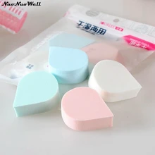 4 шт./компл. Макияж лица Нос косметика для глаз слоеный довольно водообразный мягкий макияж машина для замеса опары спонж для пудры и основы