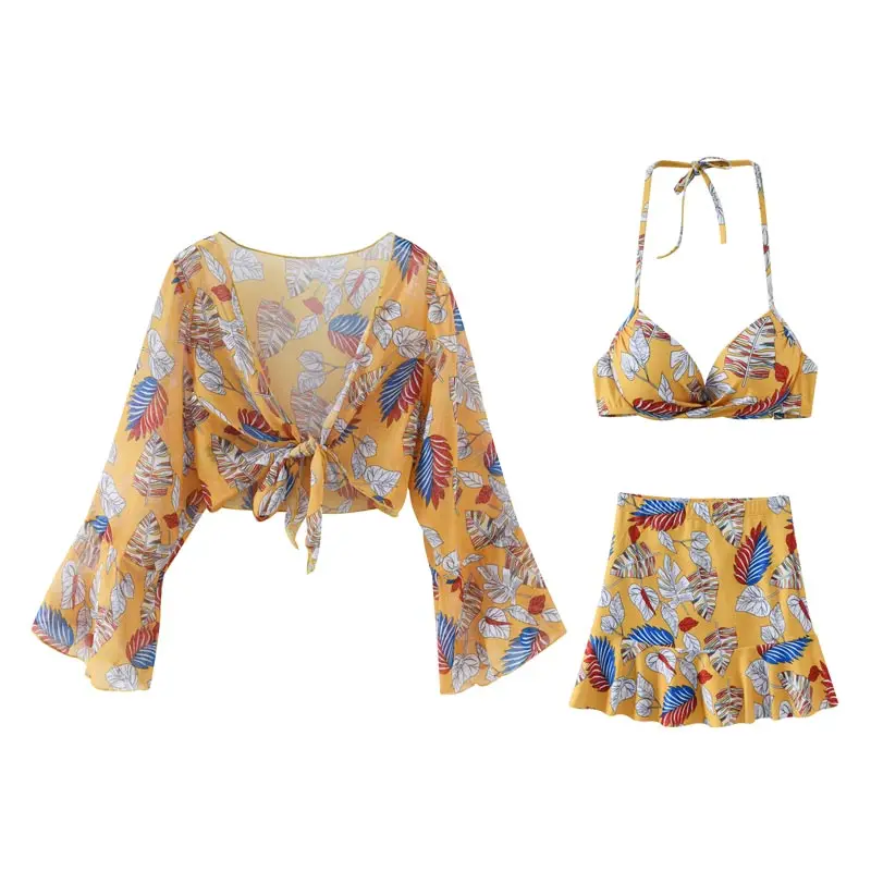 2019 New leaf Print Tankini Set Swim Suits Swimwear Women Swimsuit Vintage Beach Wear Bathing Suits Female Bandage Monokini 2019 New leaf Print Tankini Set Swim Suits Swimwear Women Swimsuit Vintage Beach Wear Bathing Suits Female Bandage Monokini