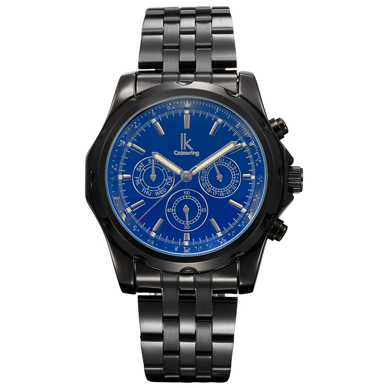 

2019 New Automatic Machinery Men Self-winding Watch Fashion Leisure Stainless Steel Watchband Sports Men's Multifunctional Watch