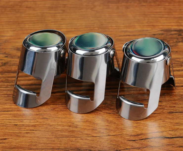 Stainless Steel Champagne Sparkling Red Wine Liquor Spirit Bottle Cap Stopper Saver Sealer Cork | Дом и сад
