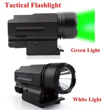 Белый/Зеленый светильник X100/X108 светодиодный тактический фонарь вспышка светильник 20 мм рельсы Охотничьи аксессуары пистолет оружейный светильник s для Glock Gu