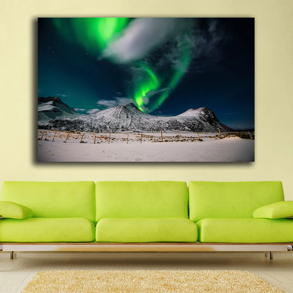 Модные Aurora Borealis 206 Арт холст картины для гостиной художественное украшение дома