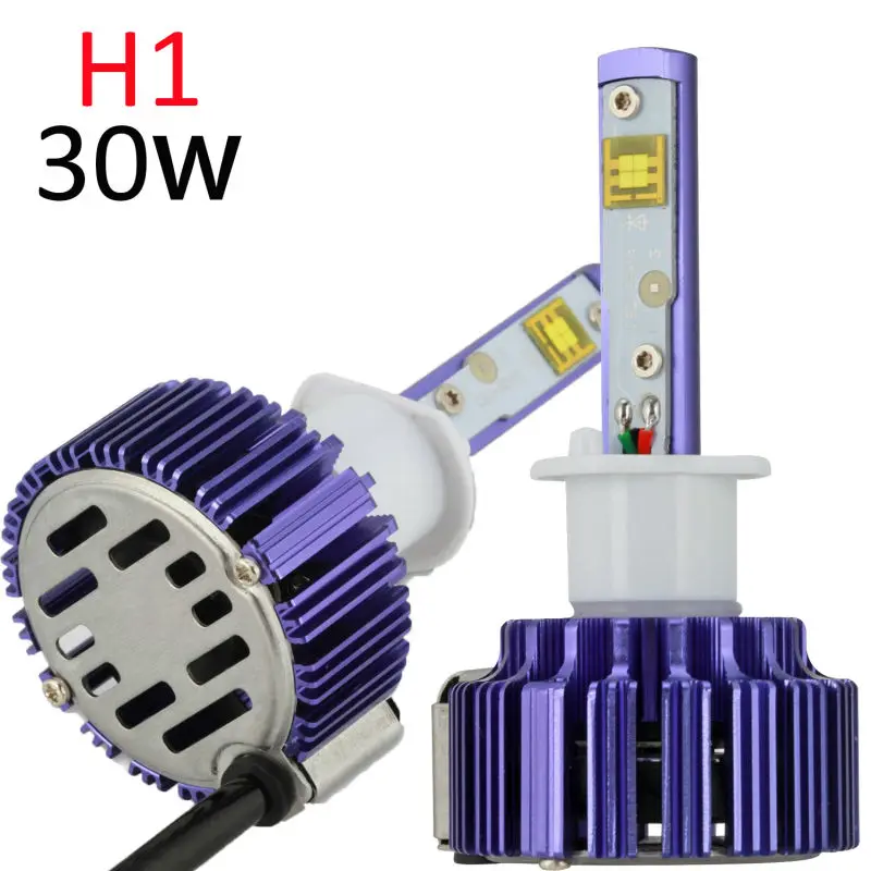 Pair Plug&Play H1 Car LED Headlight Conversion Kit with Cree chip Single Beam Auto Headlamp 60W 6000K 7200LM 12V High Low Beam one set 9004 cree led headlight conversion kit high low beam hb2 auto car moto car styling led headlamp driving lamp bulbs white