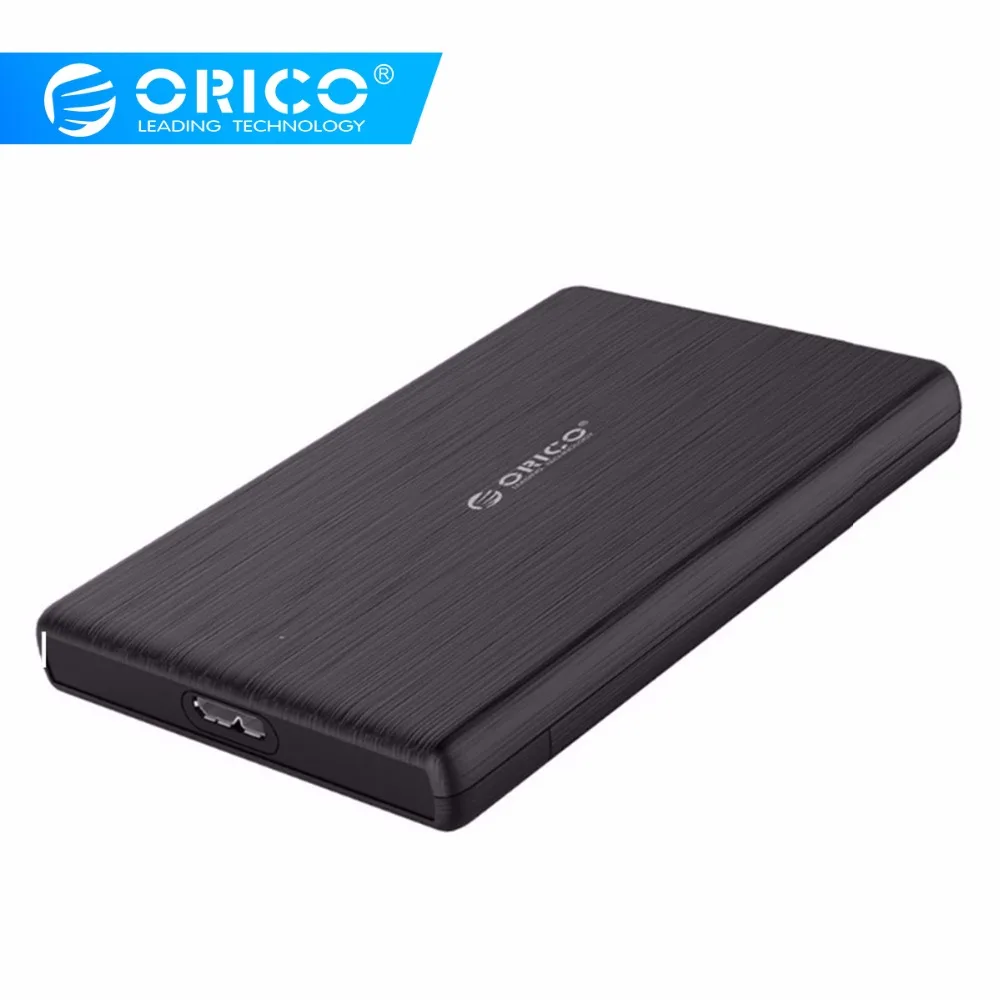 2,5 дюймовый чехол для жесткого диска USB3.0 Micro B внешний жесткий диск ORICO высокоскоростной чехол для SSD Поддержка UASP SATA III(2189U3