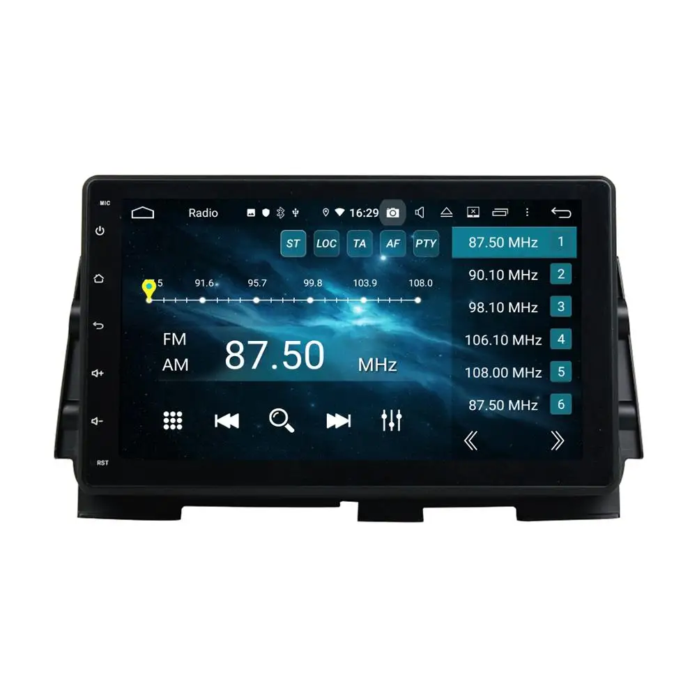 Автомагнитола PX6 4 + 64 ГБ 6 ядер 10 1 дюйма Android DVD плеер для Nissan Kicks 2016 Bluetooth 5 0 Wi Fi