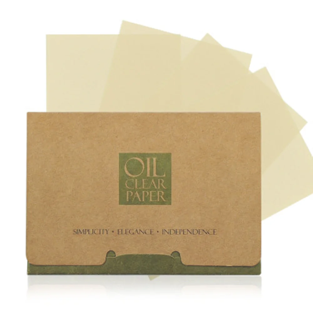 

100sheets/pack Tissue Papers Green Tea Smell Makeup Cleansing Oil Absorbing Face Paper Absorb Blotting Facial Cleanser Face