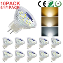 MR11/GU4 LED Bulb AD/DC 12V-24V Warm/Cold/Neutral White For Ceiling Lights Replace Halogen Lamp 1/4/6/10PACK D30