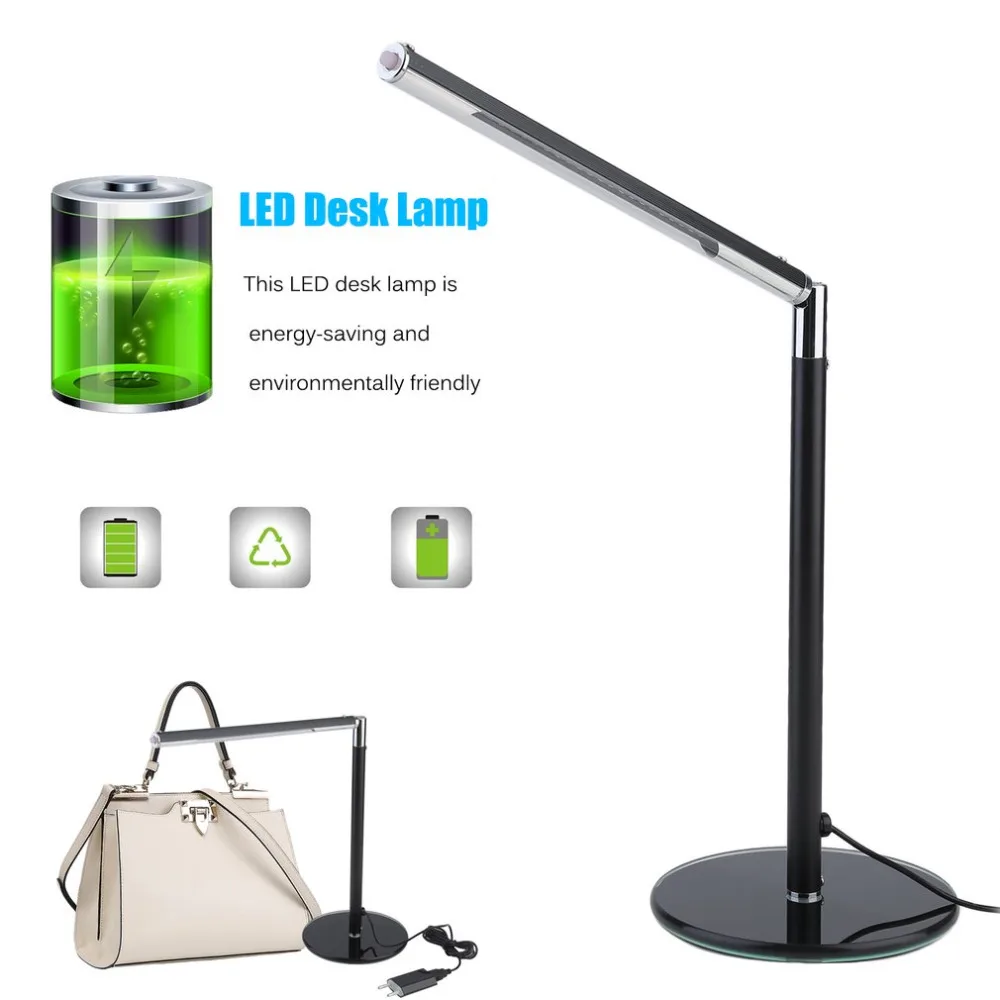Black Led desk lamp usb Innovation Office Eye protected Foldable
