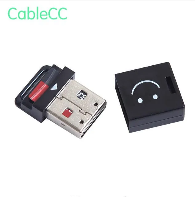 

USB 2.0 to Micro SD T-Flash TF M2 Cell phone & tablet Memory Card Reader Black Mini Size