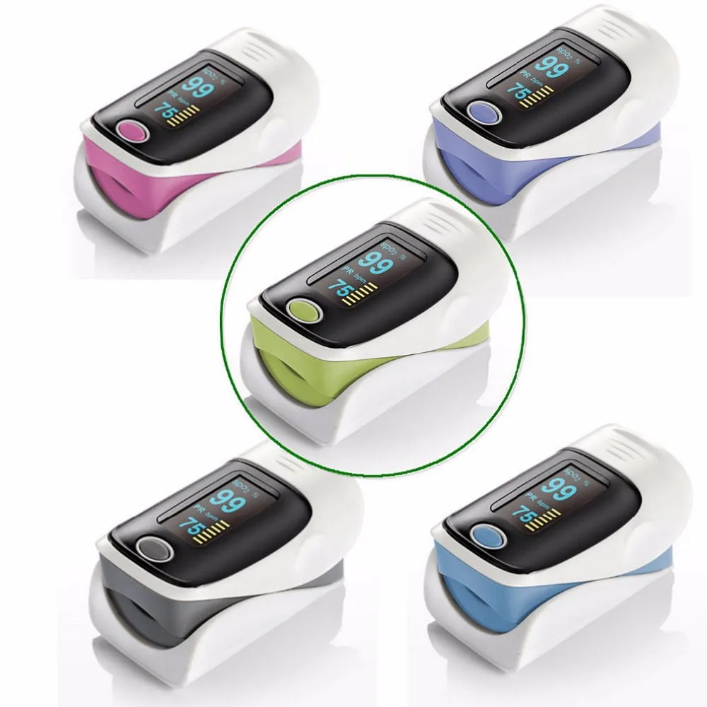 

Portable Finger Oximeter Accuracy Durability Digital OLED Fingertip Pulse Oximeter SPO2 Pulse Rate Oxygen Monitor Health Care