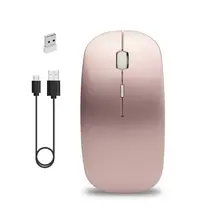 Bluetooth 4,0+ 2,4G беспроводная мышь двойной режим перезаряжаемая 1600 dpi ультра-тонкая эргономичная usb зарядка оптическая мышь