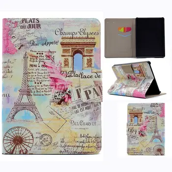 

Fashion Print Flip Leather Cover for New Kindle 2016 8th Generation Funda for Amazon Kindle 8 Generation 2016 Case Sleep&Wake Up