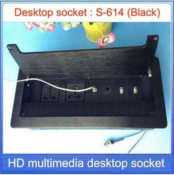 

Tabletop socket /hidden/USB interface Network RJ45 Information outlet /Office conference room High-grade desktop socket S-614
