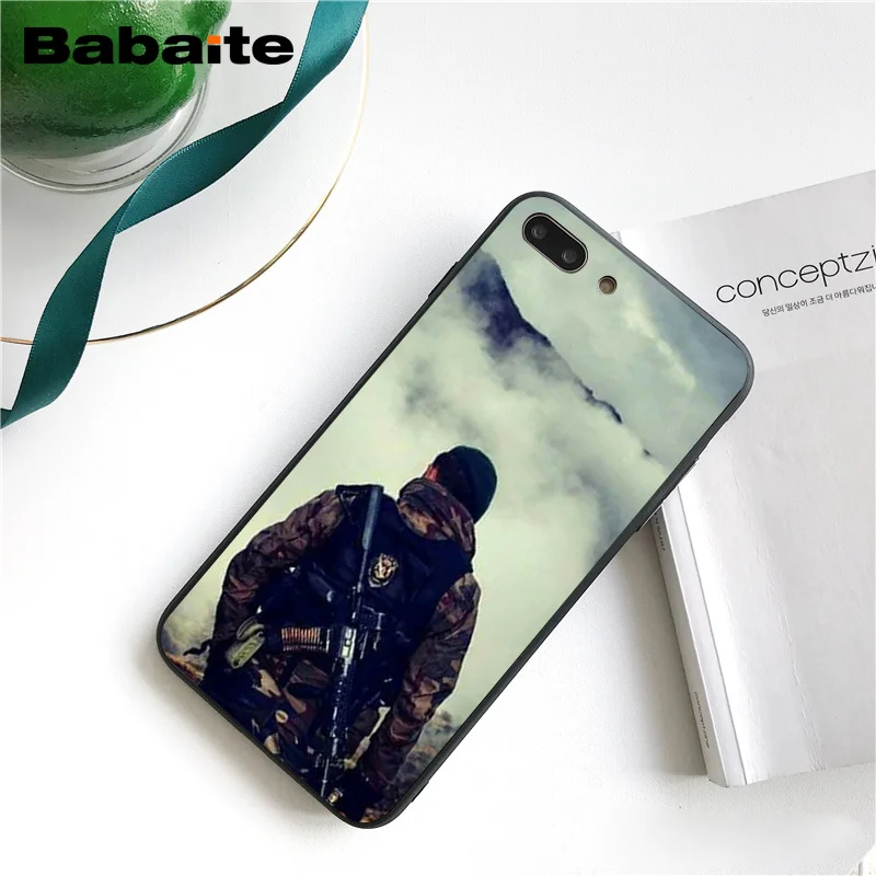 Babaite флаг Турции солдат чехол для телефона для iphone 11 Pro 11Pro Max 8 7 6 6S Plus 5 5S SE XR X XS MAX - Цвет: A9