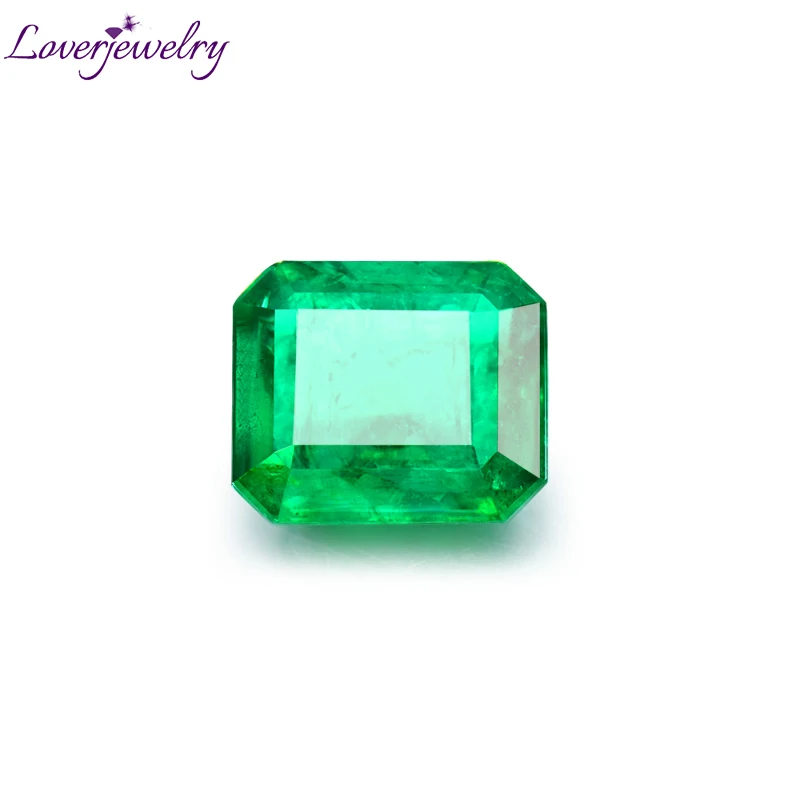 Натуральный зеленый изумруд LOVERJEWELRY незакрепленный драгоценный камень для