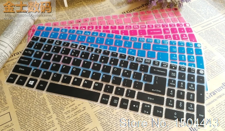 15 6-дюймовый силиконовый чехол для клавиатуры Acer Aspire защитная крышка VN7-792G F5 573G 5 3G