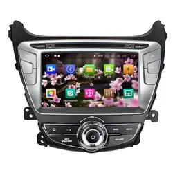 KLYDE 8 Core 8 "2 Din Android 8,0 Автомобильный мультимедийный плеер для Hyundai Elantra 2014 dvd-плеер автомобиля 32 ГБ 1024*600 Car Audio