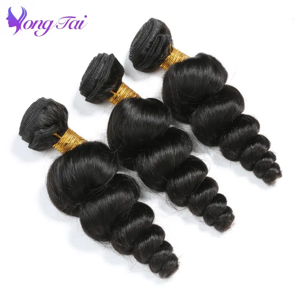 

loose wave bundles Raw indian hair bundles 100% human hair 3 bundles Yongtai remy hair extension free shipping can be dye