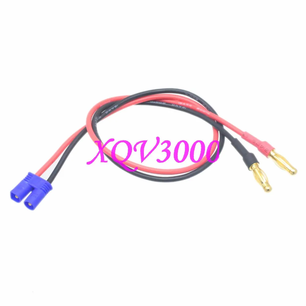 RC EC2 Male To 4mm Banana Plugs Battery Charge Cable Lipo Charger Lead