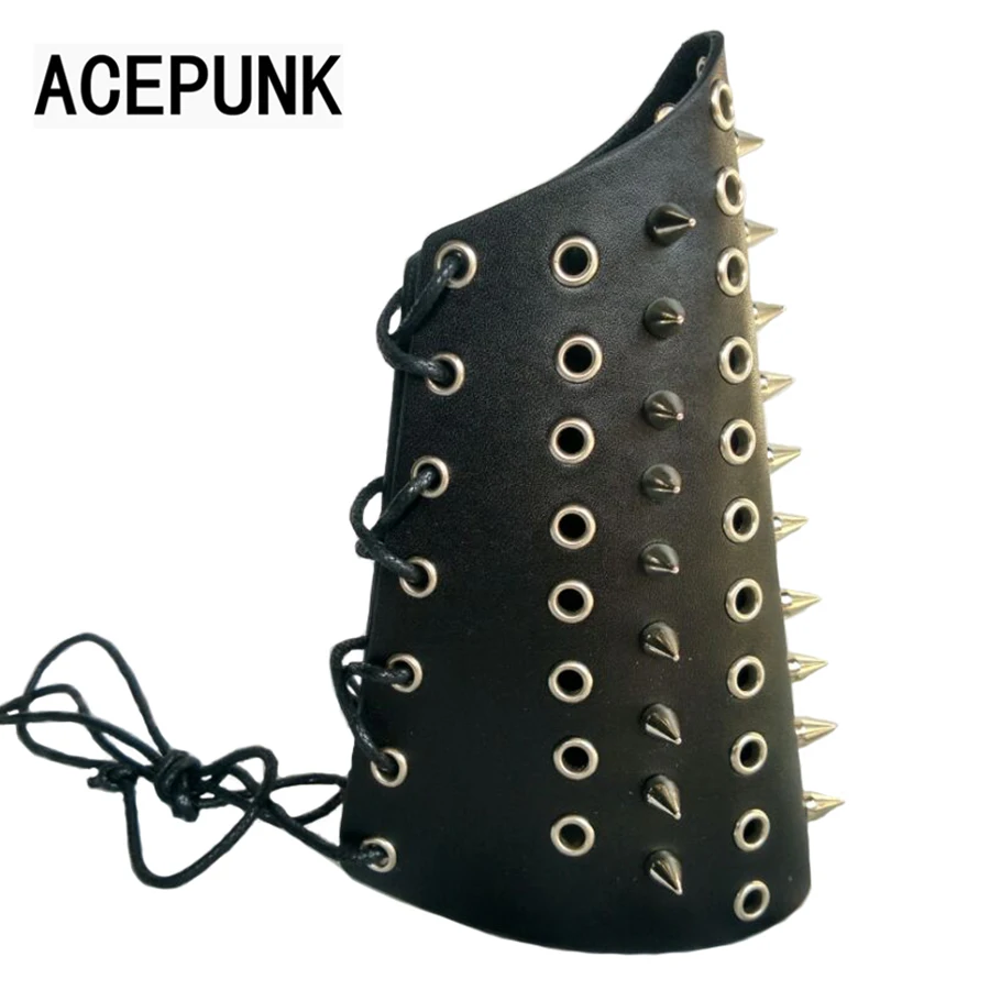 Женский кожаный браслет для косплея в стиле панк|spike bracelet|bracelet coolwide cuff |