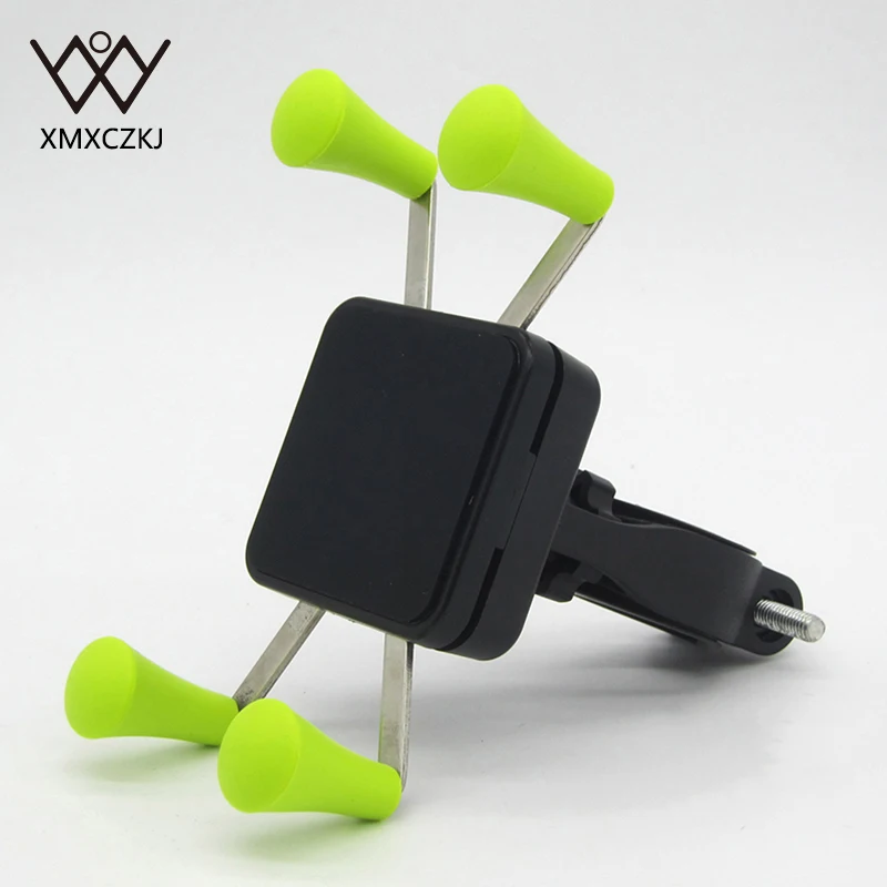 XMXCZKJ Universal 360 Rotating Degrees X-Grip Clamp Mount Bike Bicycle Phone Holder For Iphone Samsung HTC CellPhone Accessories