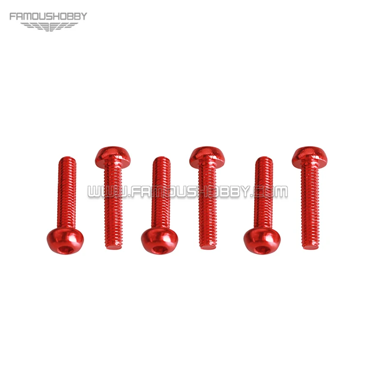 Red Aluminum screw