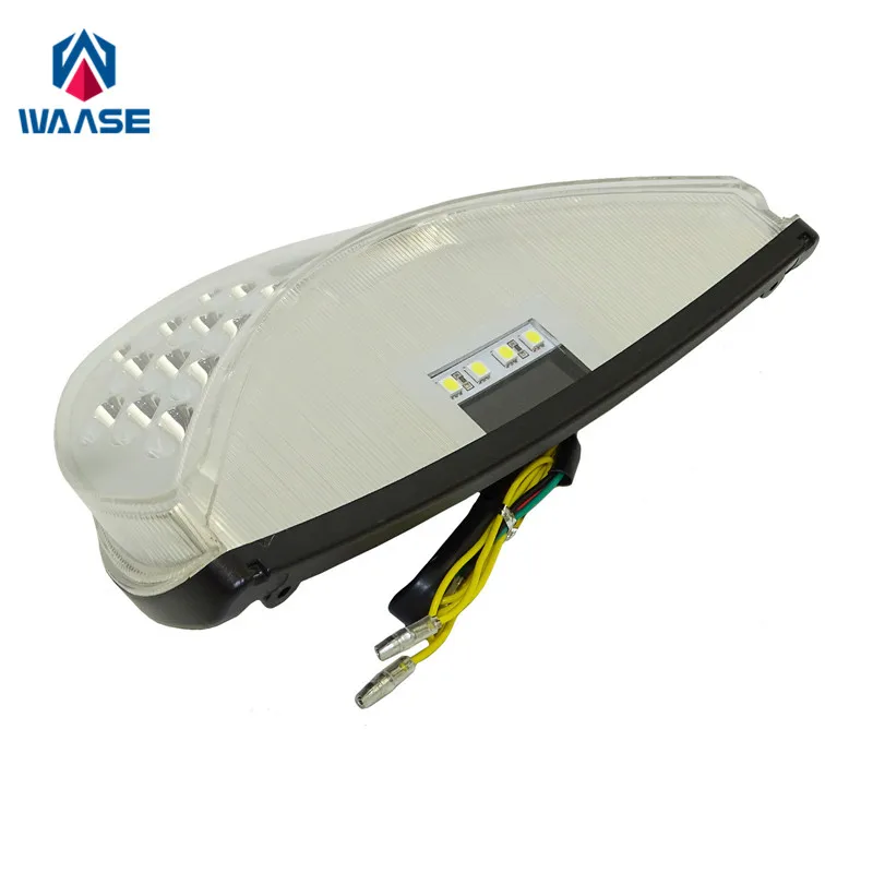 Waase для Honda CBR600F4 CBR 600 F4 1999 2000 хром задний фонарь стоп-сигнал встроенные Сигналы поворота светодиодный свет