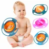 Baby Feeding Dish Cute Baby Gyro Bowl Universal 360 Rotate Spill-Proof Bowl Food-grade PP Dishes Children's Baby Tableware ► Photo 1/6