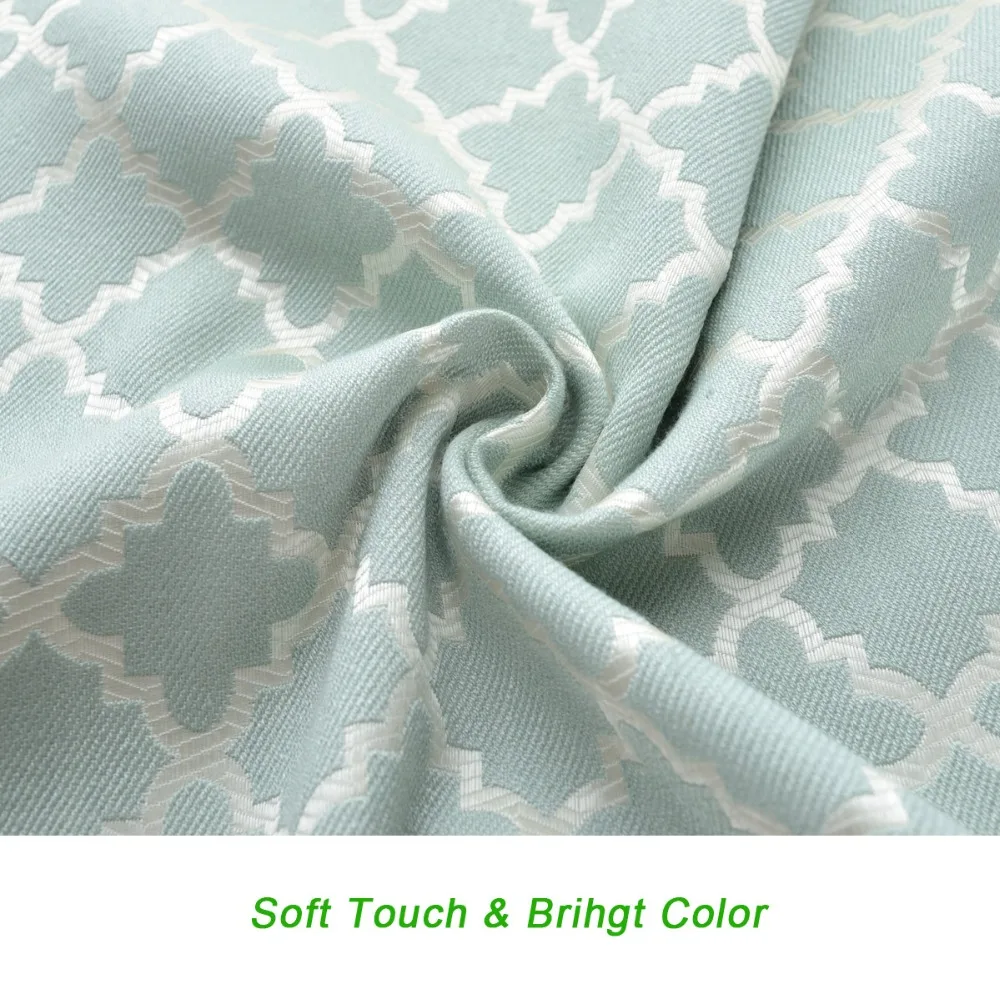 light blue pillows