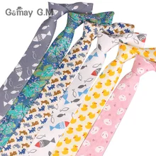 New men's casual fashion TIE COTTON 6cm cartoon tie factory direct spot