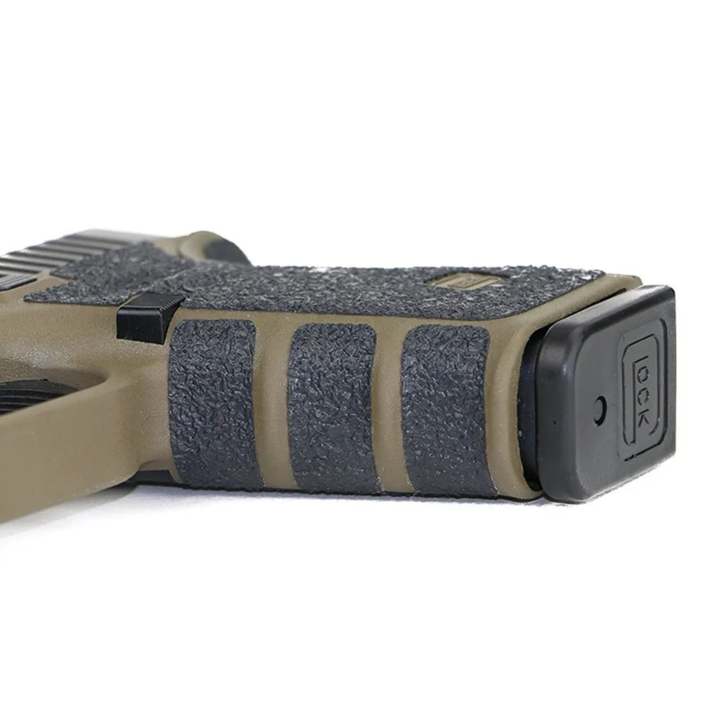 Резиновая текстурированная лента на заказ для Gen 1-5 Glock 17 18 24 31 34 35 37 пистолет рамка Клейкая ручка Нескользящая лента