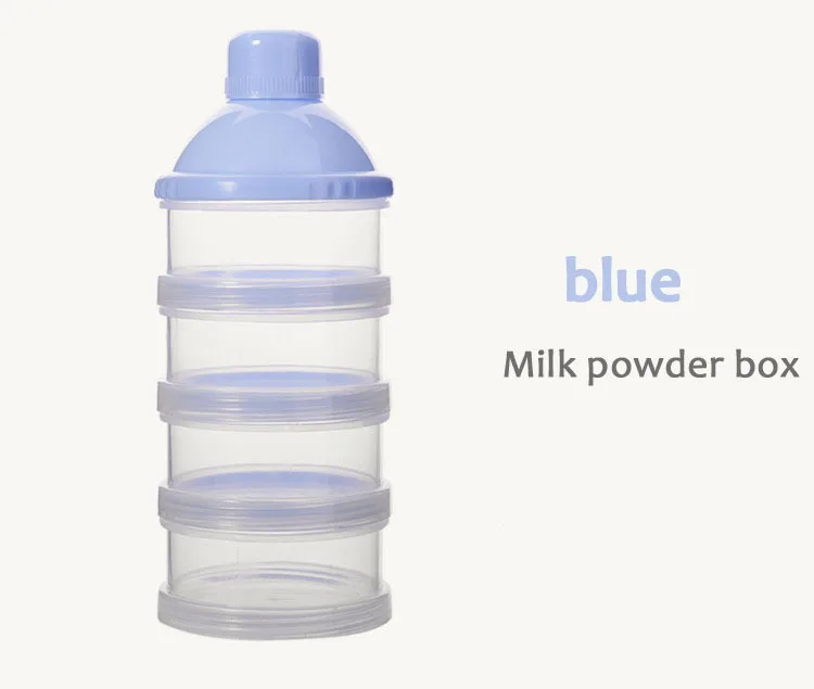 1 шт. портативный дозатор молочного порошка, контейнер для еды, кормушка для малышей, четыре сетки, коробка для хранения детского питания