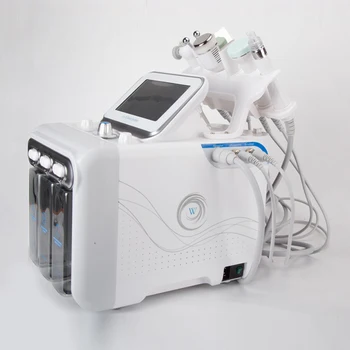 

Ultrasonic Face Skin Scrubber Cleaning Hydro Water Oxygen Jet Peel Machine Pore Cleaner Facial Massage Skin Care BIO light RF