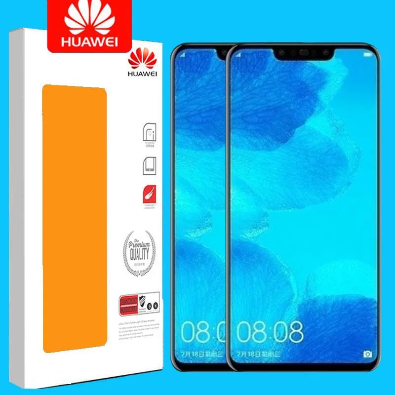 

Original Axisinternational LCD Frame For 6.3" Huawei Nova 3 PAR-LX1 INE-LX2 LCD Display+Touch Digitizer For Nova 3 Display Frame