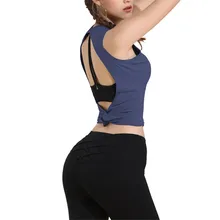 Новая женская спортивная одежда без рукавов дышащие быстросохнущие топы для йоги для фитнеса FMS19