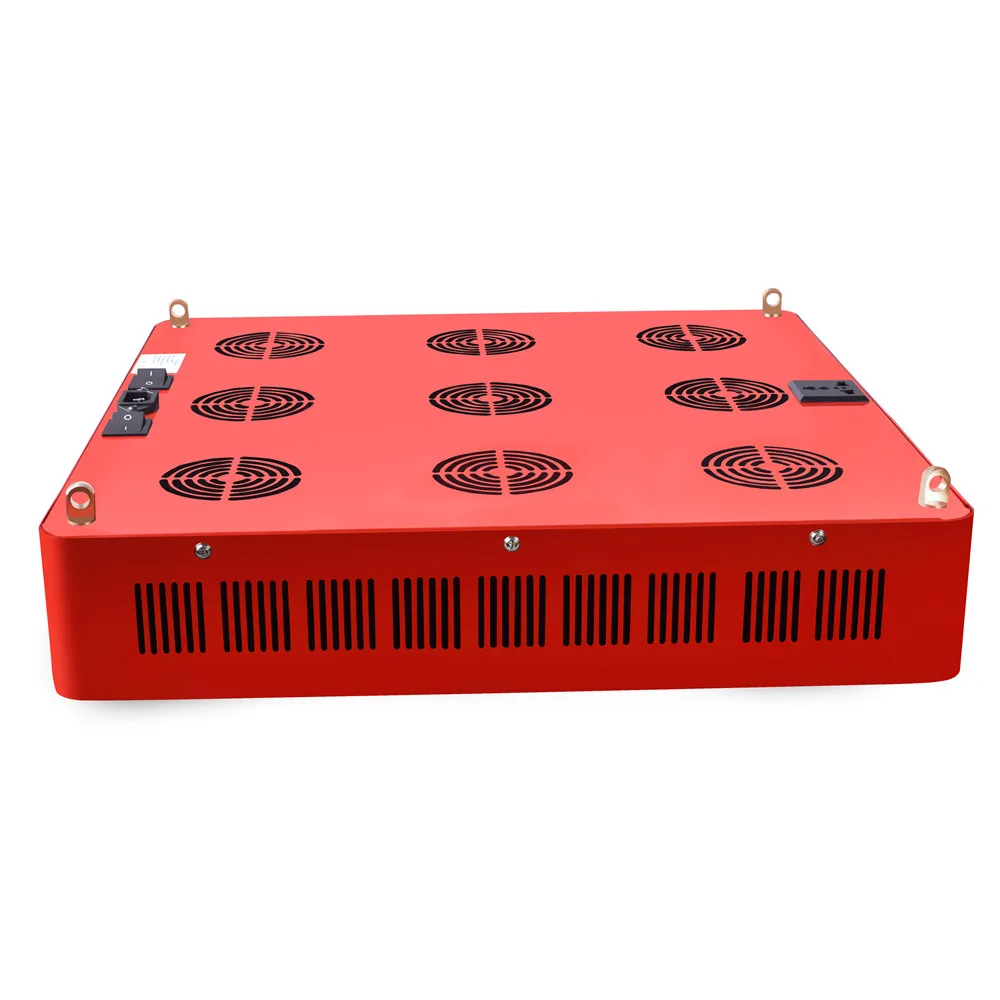 Dominator 2700 Вт COB LED Grow Light Kit Полный спектр с большими линзами брюки растут быстрее