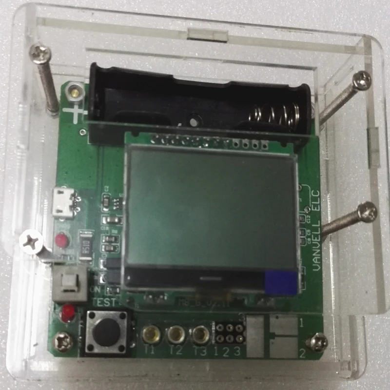 

Practical Acrylic DIY Case Shell Quality DIY Mega328 version of the inductor-capacitor ESR table multifunction transistors teste