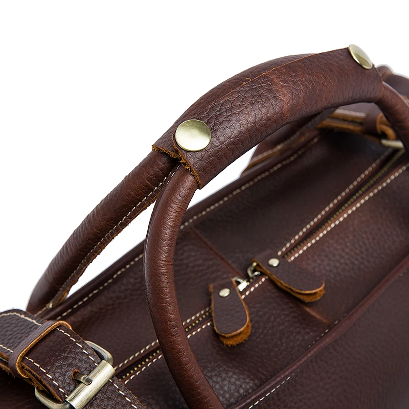PNDME Модная Портативная дорожная сумка crazy horse кожаная Большая вместительная багажная сумка ретро мужская коричневая дорожная сумка