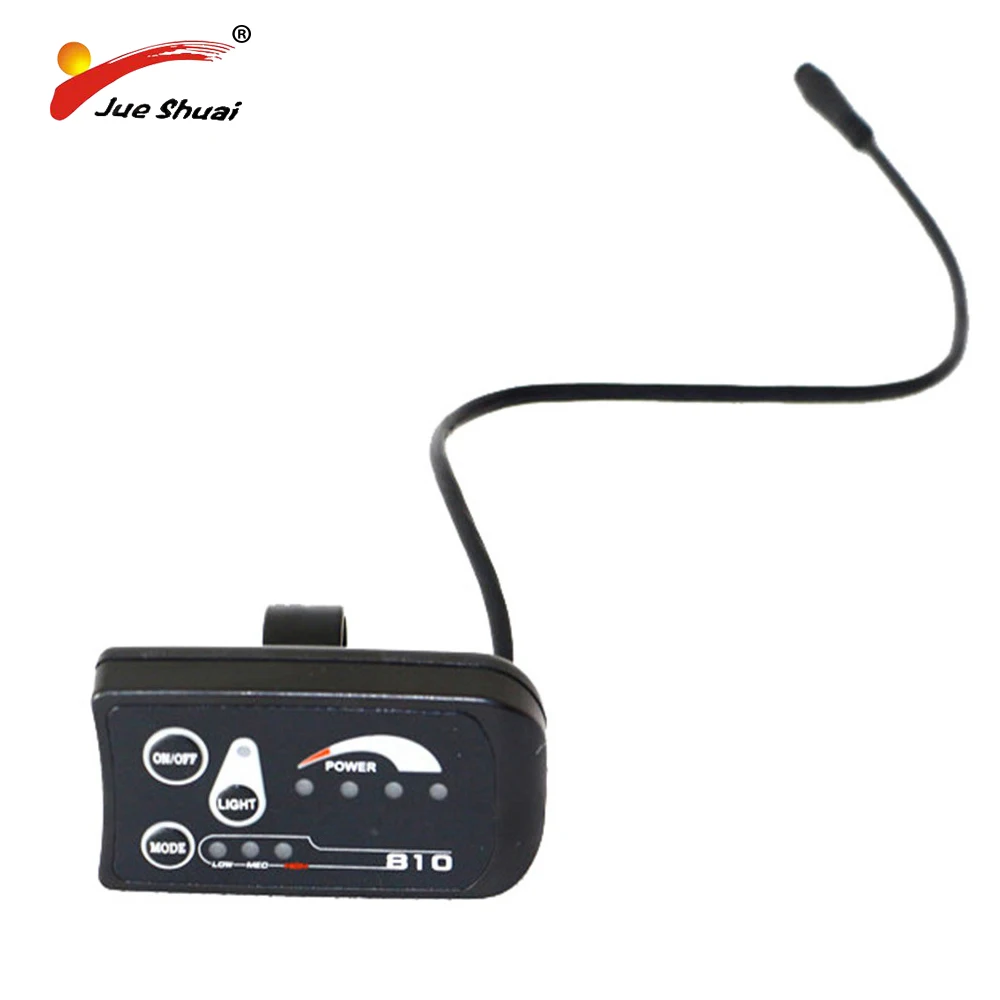 Painel de Controle Interruptor de Alimentação Conector à Prova Bicicleta Elétrica Display 3 Auxiliar Luz Indicar Modelo Controle Farol Dwaterproof Água Led 810