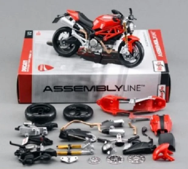 Maisto 1:12 Ducati MONSTER 696 Сборка DIY модель мотоцикла велосипед игрушка Новый в коробке| |
