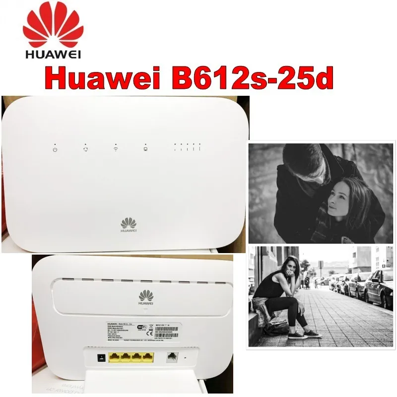 Оригинальный HUAWEI B612 B612s-25d4G LTE 150 Мбит/с CPE маршрутизатора плюс 2 шт. 4 г антенны