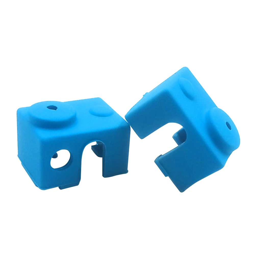 

E3D V6 Heater Block Fixings Silicone Insulation Sock Blue non-Official Heated Block For E3D V6 PT100 Hotend Warm Keeping Cover