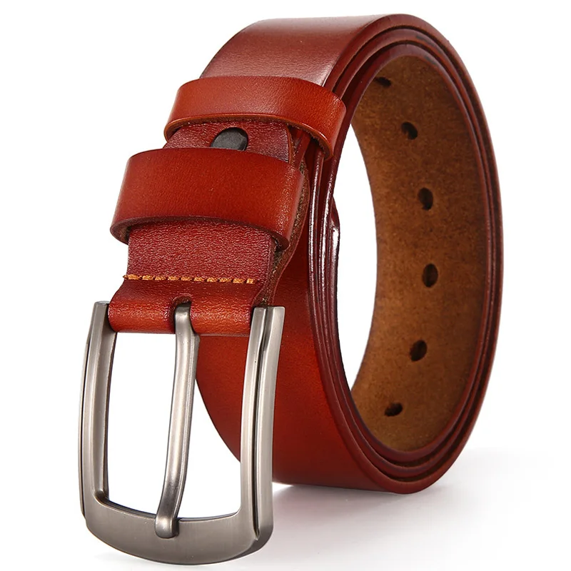 male genuine leather strap belts for men leather belt man brand strap