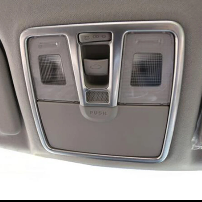 ABS Chrome For Hynudai Solaris 2 2017 Car Accessories front reading Lampshade read light panel Cover Trim Styling | Автомобили и