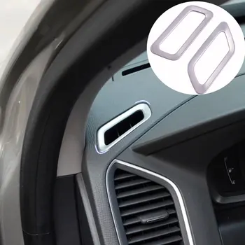 

For VOLVO XC60 2009-2015 Car Interior Dashboard Air Vent Outlet Trim Cover 2pcs