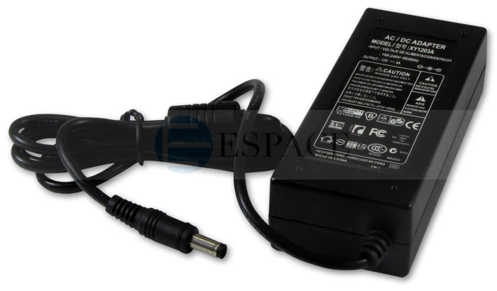 

AC/DC Power Adapter 12V 3A 36W Power Supply Adapter with EU US UK plug AC Cable Wholesale free shipping