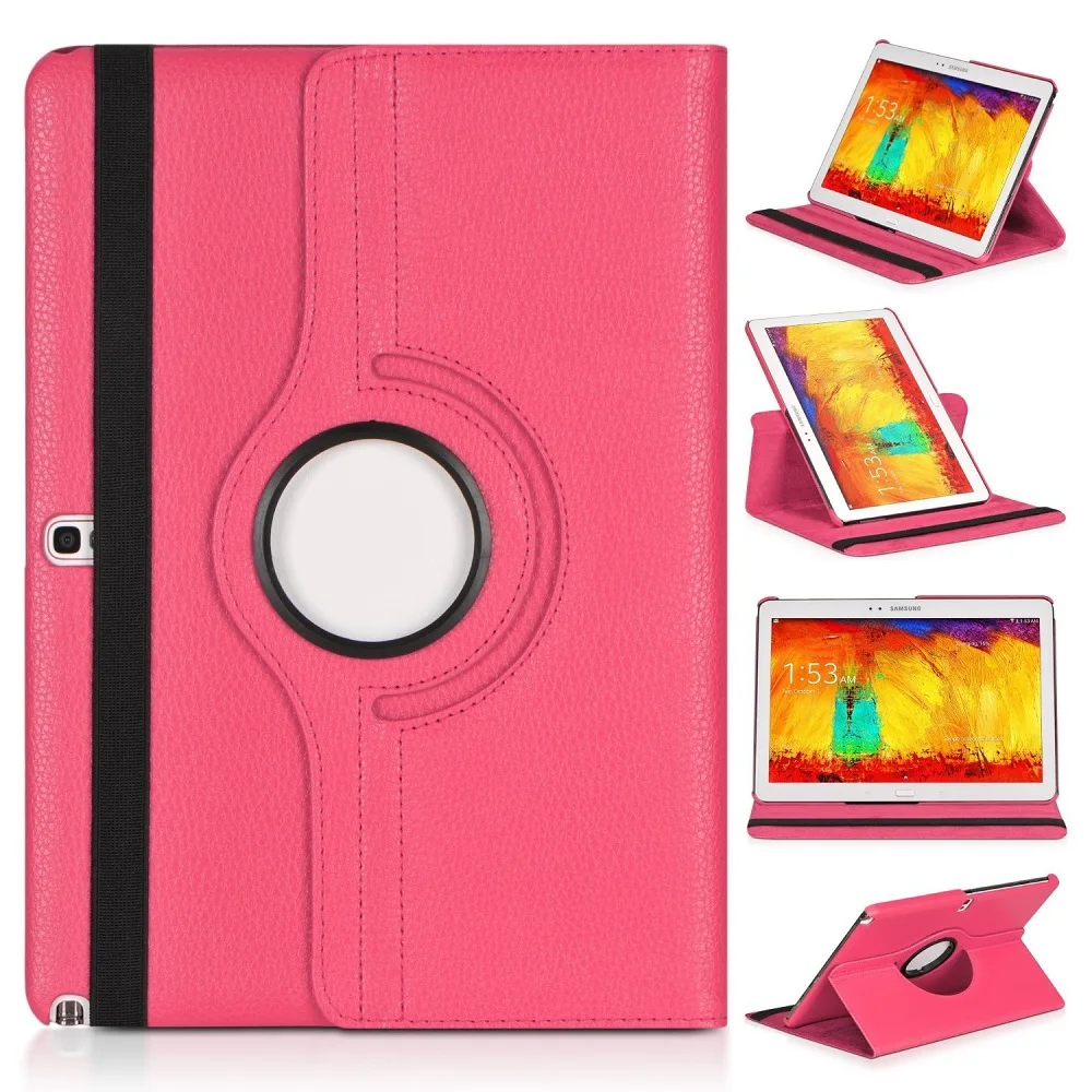 

Funda For Samsung Galaxy Note 2014 Edition 10.1 P605 P600 P601 Cover Tab Pro t520 t525 360 Rotating Folio Stand Pu Leather Cases
