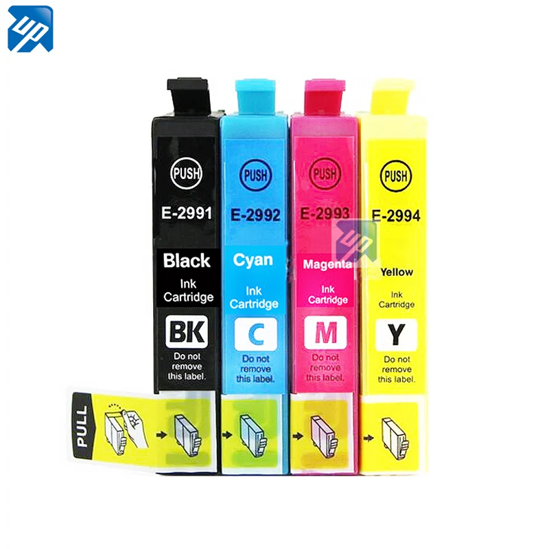 4PK T2991 совместимый картридж с чернилами для принтера Epson 29XL 2991 T2992 T2993 T2994 XP-332 XP-235